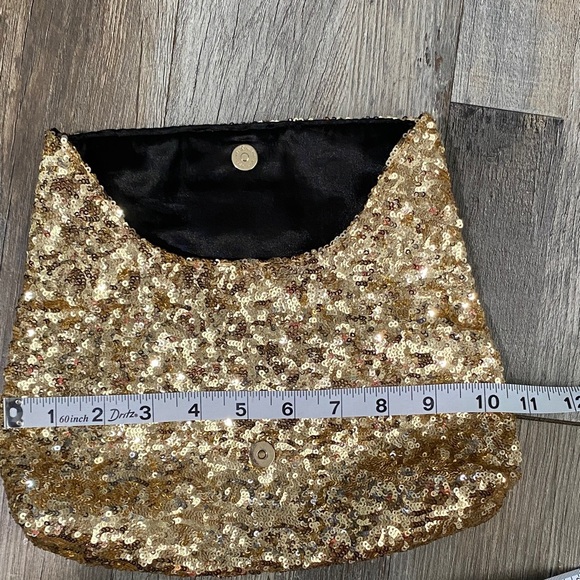 Victoria\'s Secret Sparkling Gold Clutch